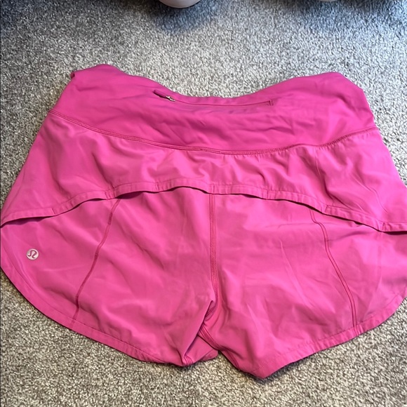 Lululemon Pink Speed up Mid-rise lined Short 4” - Picture 3 of 3